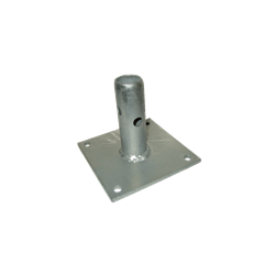 5" x 5" Scaffold Base Plate with 1-3/8" Stem
