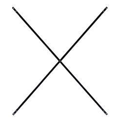 5' X 3' X 4' H.D. Angle Iron Cross Brace