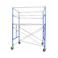 5' Rolling Scaffold Tower with Guard Rail System